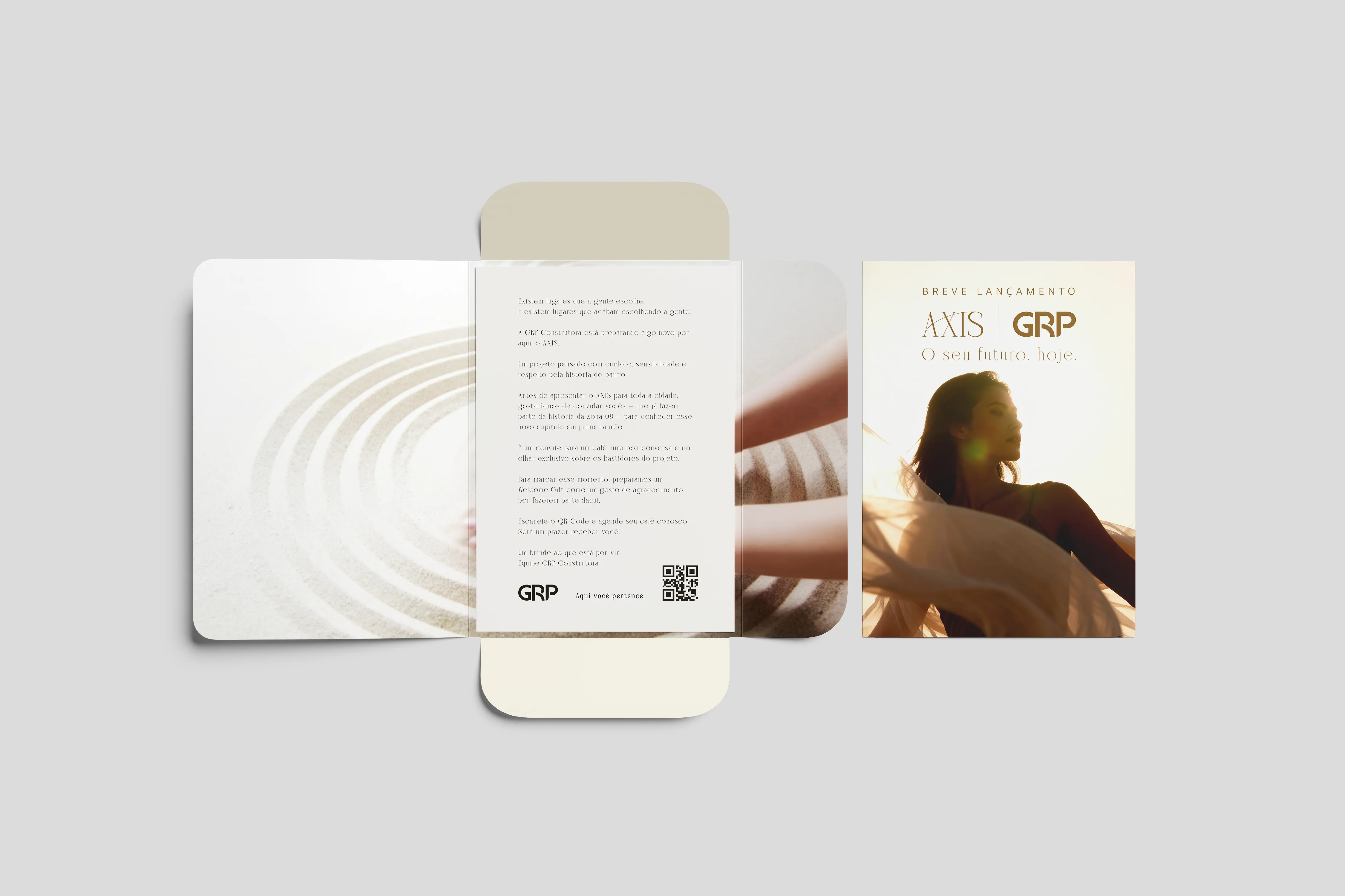 Axis — Material de comunicação com carta para os vizinhos