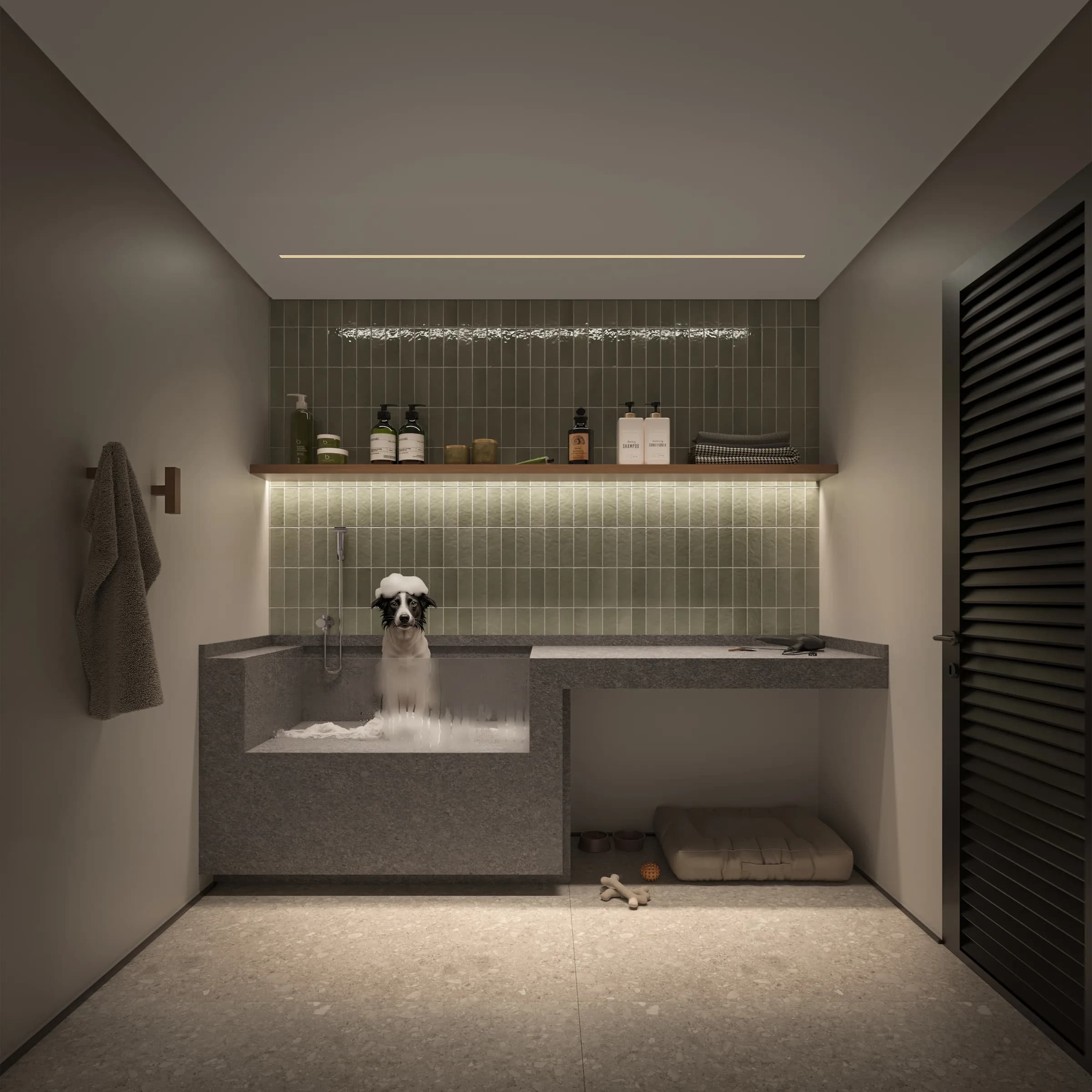 Ares, Renderização 3D do espaço pet care