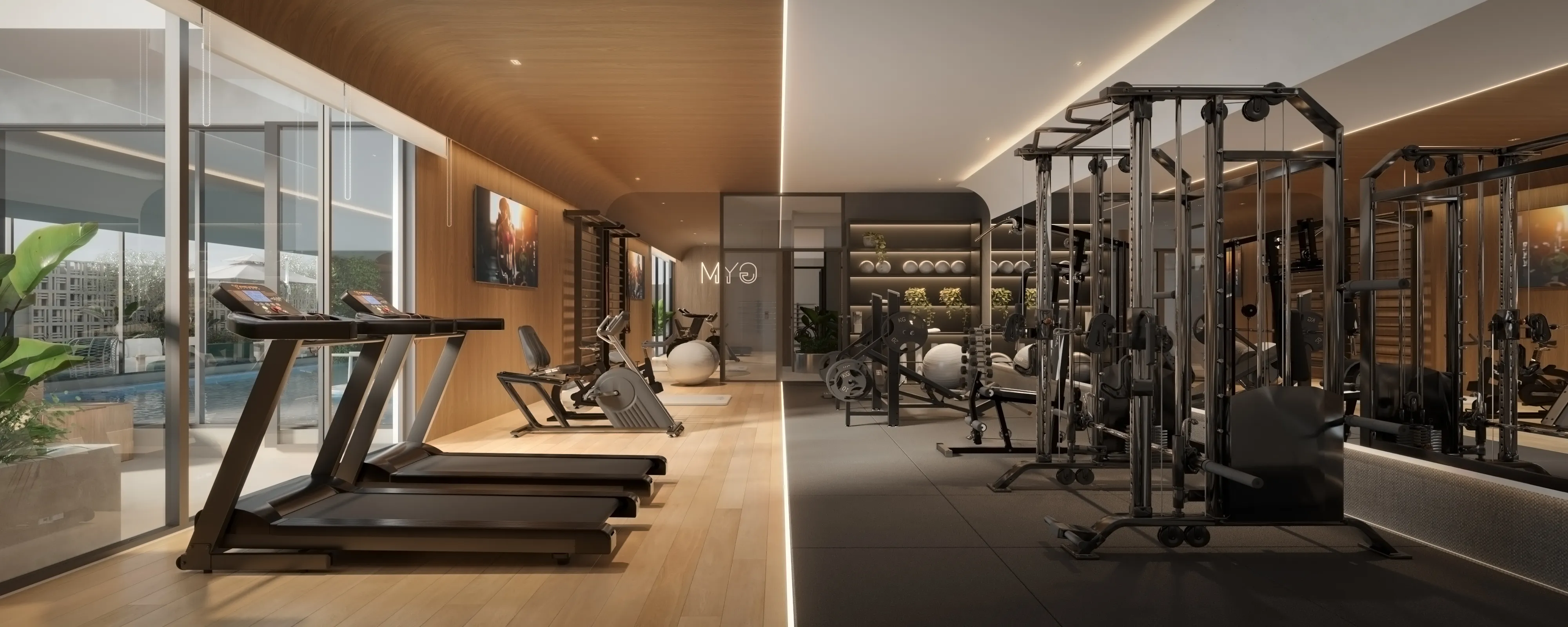 AUMA, Renderização 3D da academia