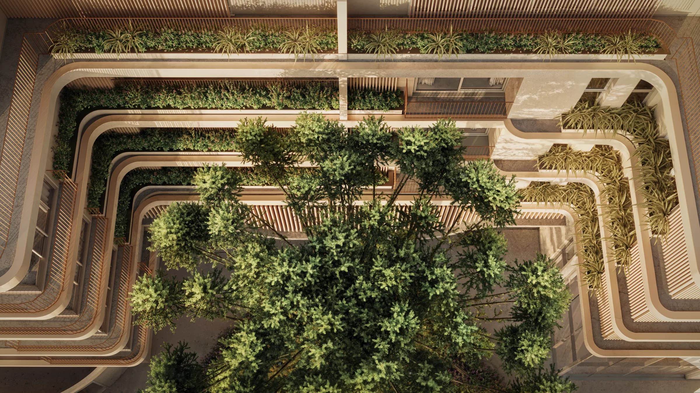 Vero — Fachada com vegetação