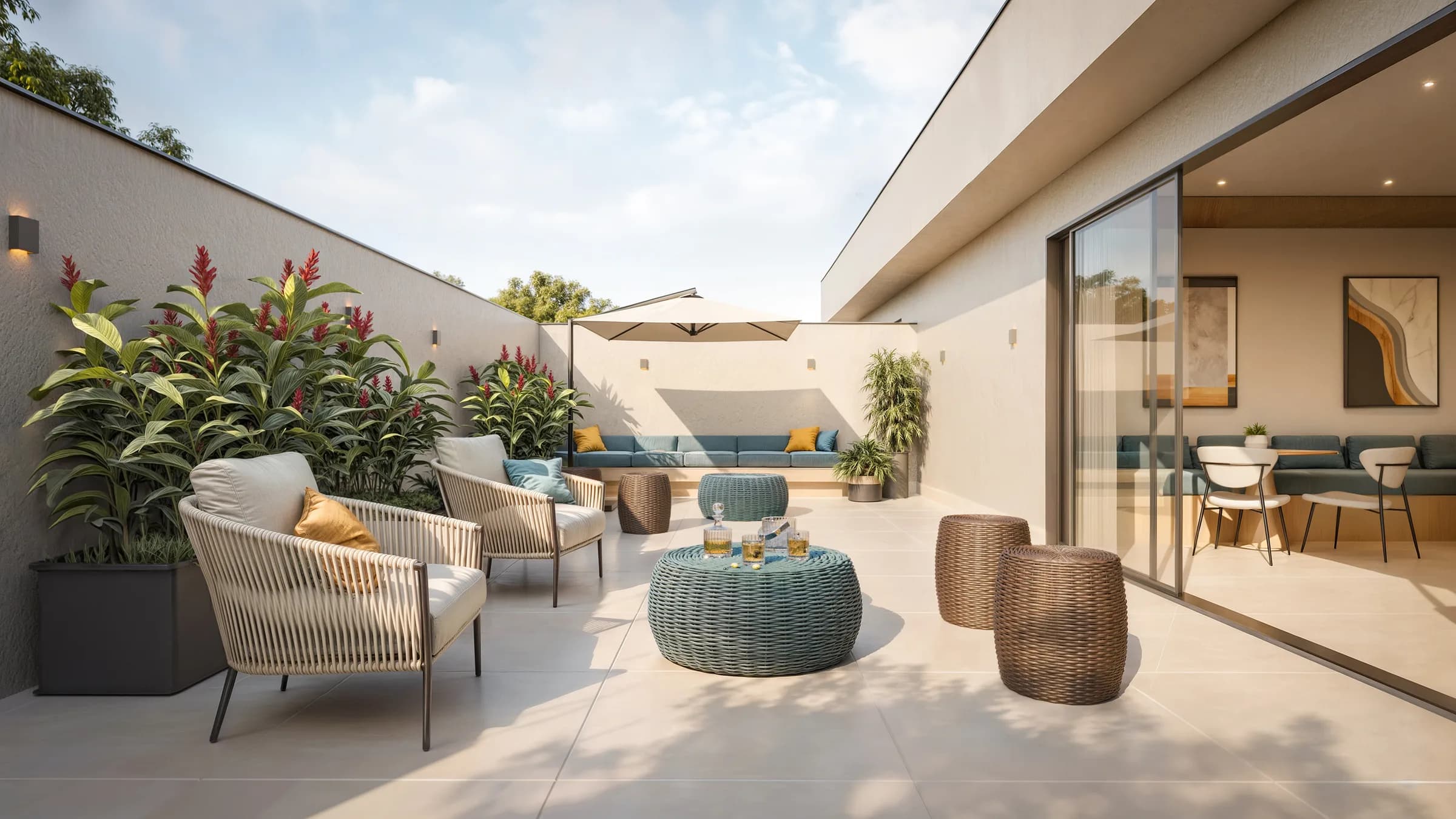 NURA — Renderização 3D do lounge