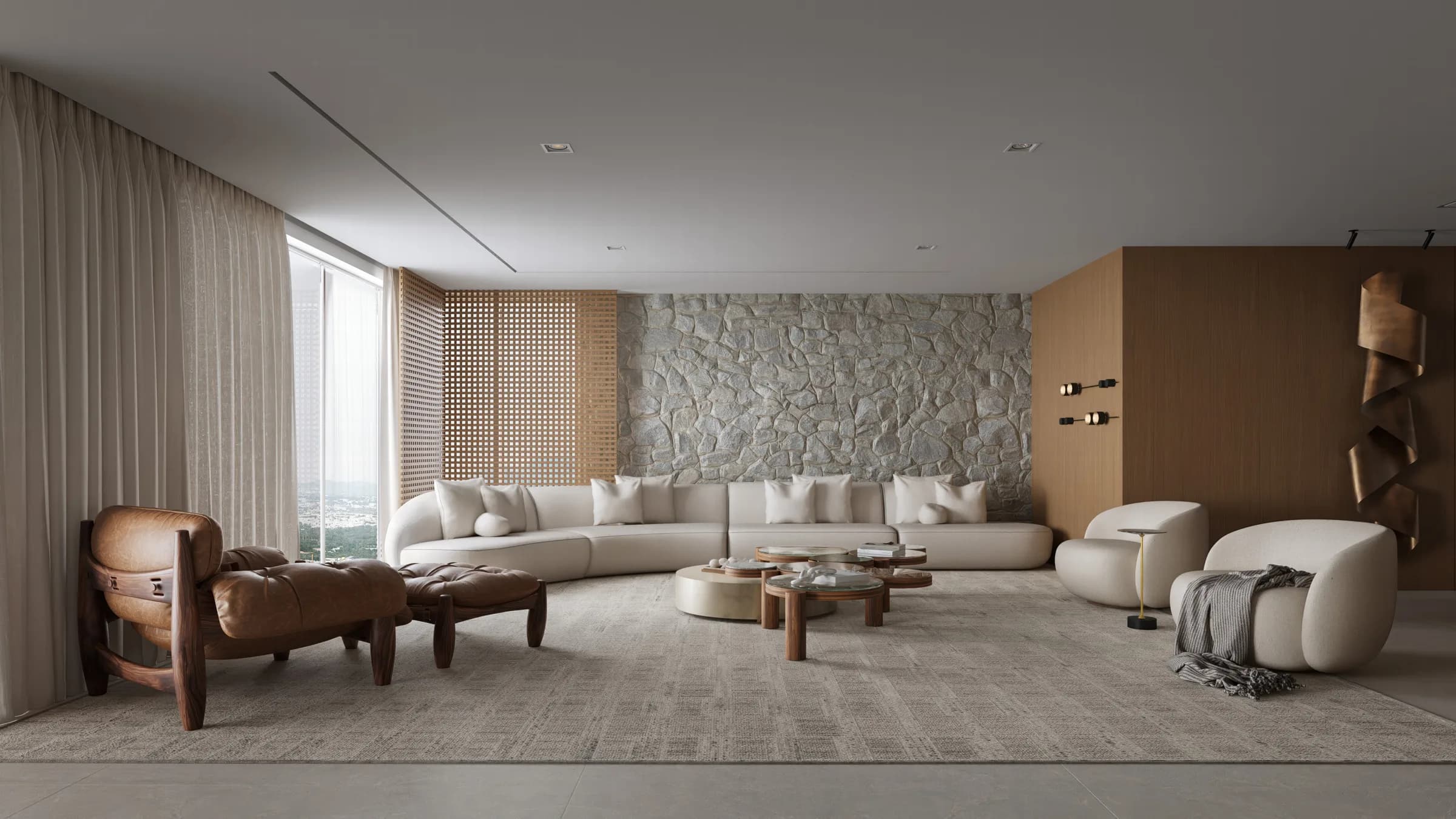 San Gimignano — Living com vista panorâmica