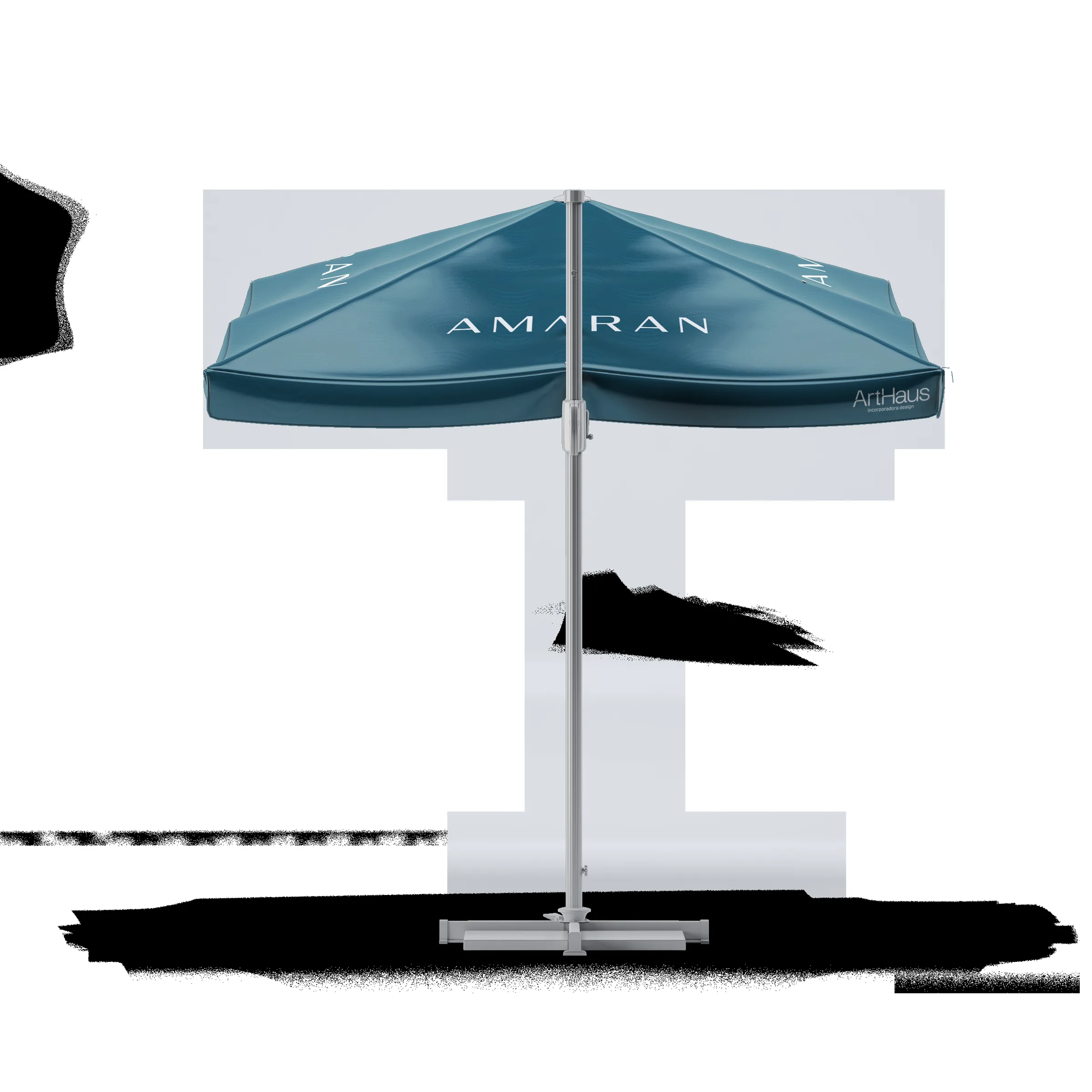 Amaran — Guarda-sol com branding do empreendimento