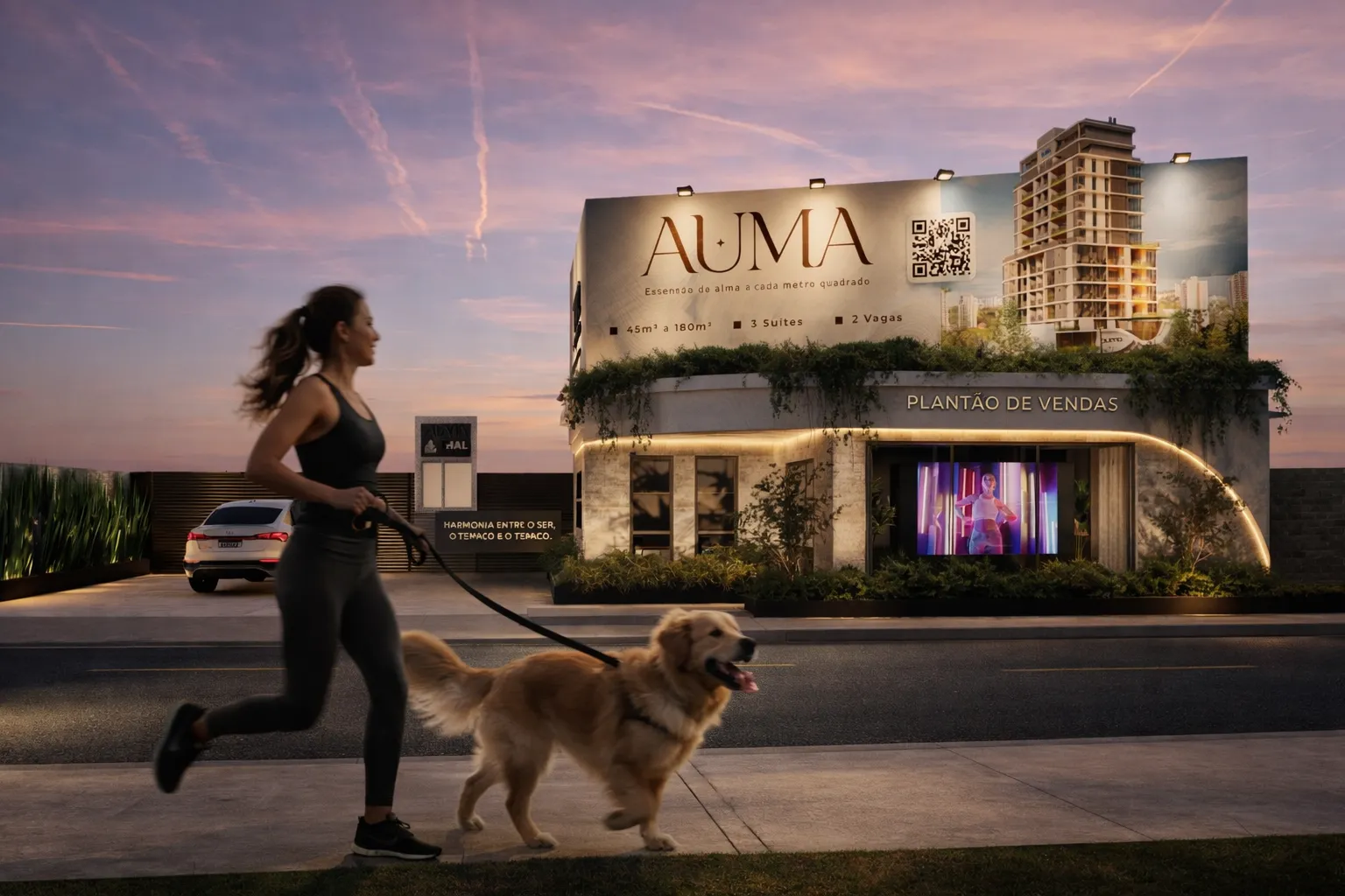 AUMA — Material de ponto de venda com identidade visual