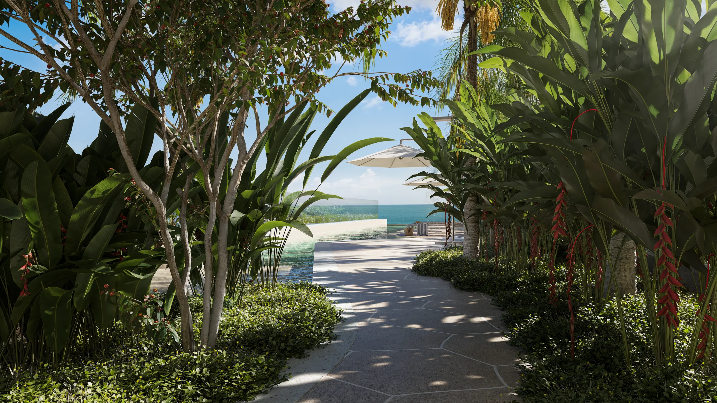 Amaran — Corredor da piscina